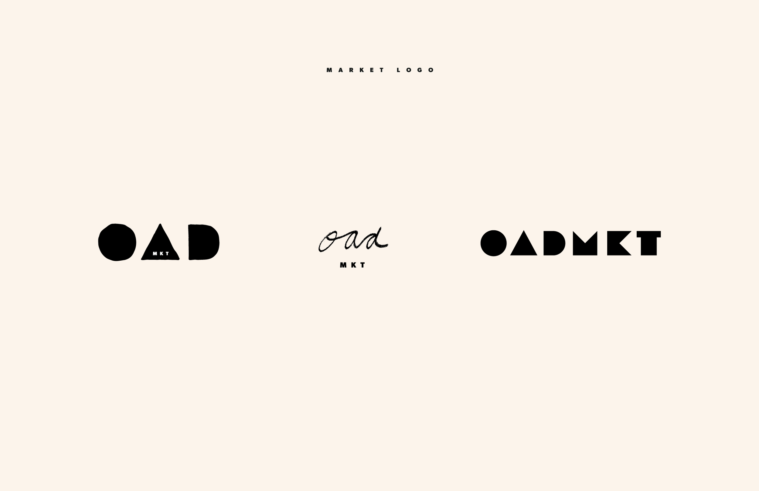 OAD STUDIO Market Logos by LETTER A