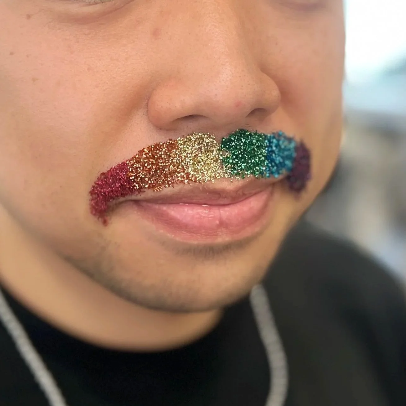 Pride Rainbow Glitter Tash