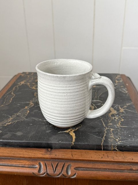 Coffee Mug -12 oz. White glaze