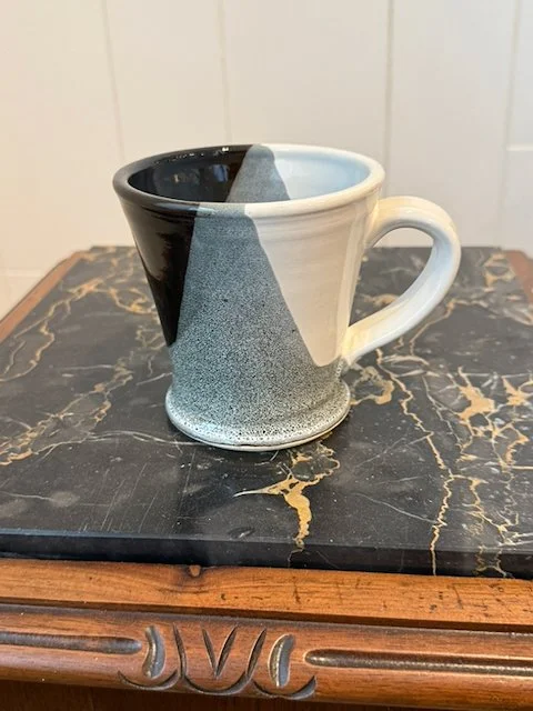 Coffee Mug - 10 oz. Ron Roy Black & Ash White
