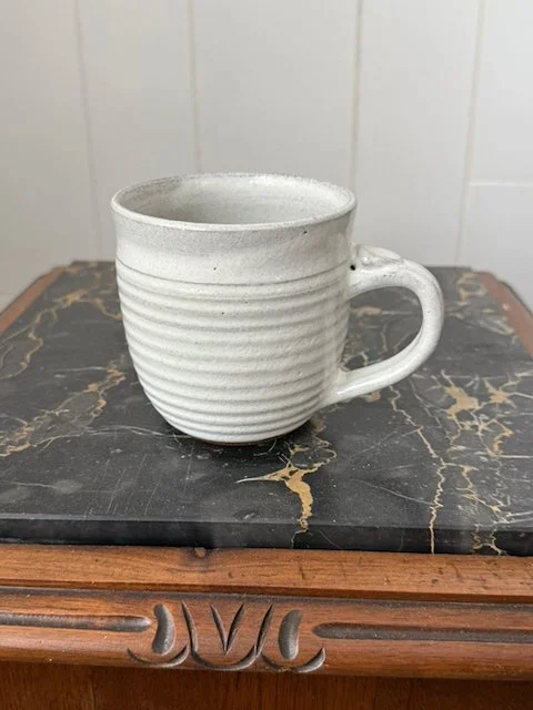 Coffee Mug, 12 oz. White glaze