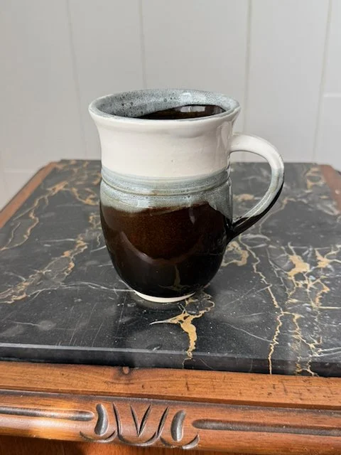 Coffee Mug - 12 oz. Ron Roy Black and Ash White