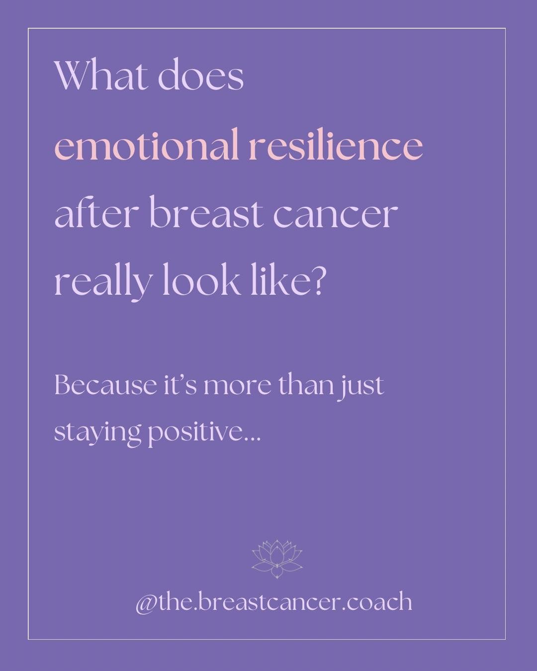 When people hear the words &lsquo;emotional resilience&rsquo;, they often think it means being strong, staying positive or simply getting on with things. 

But in actual fact it&rsquo;s about something very different. 

An emotional resilience toolbo
