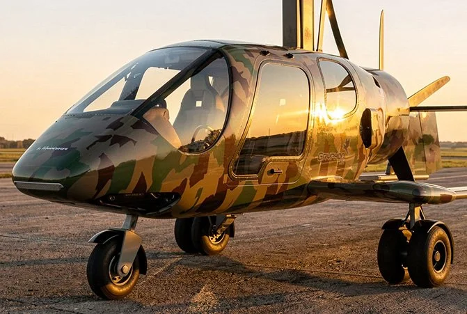 Prototype Gyrocopter Visualisations for Aviation Company
