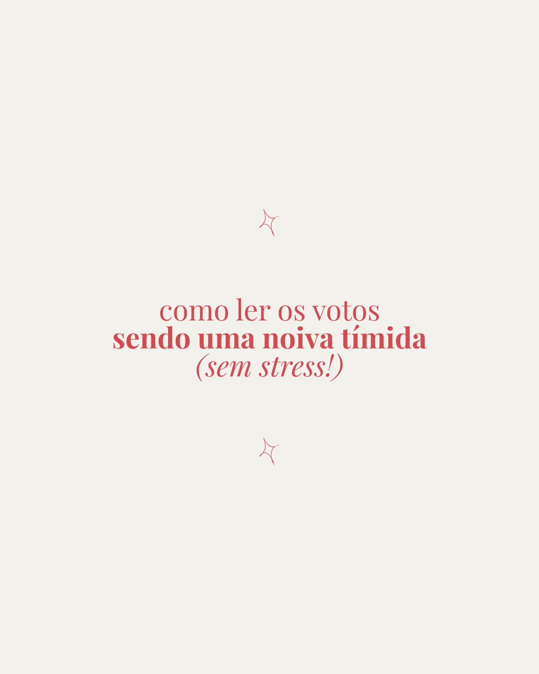 Como Ler os Votos de Casamento Quando És uma Noiva Tímida (Sem Stress!)