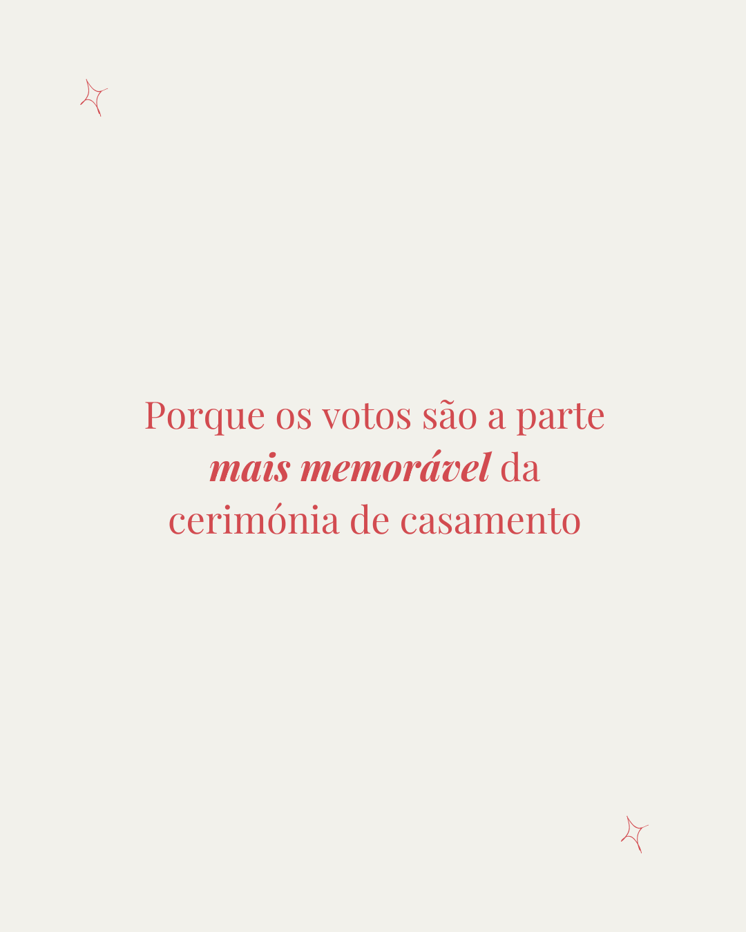 Os votos de casamento são o momento mais memorável da cerimónia: explico porquê