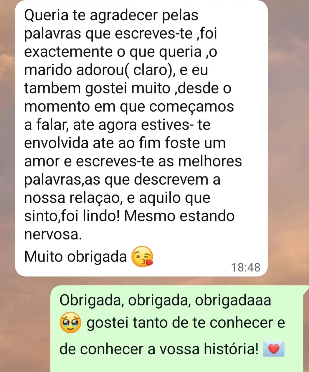 feedback votos de casamento originais portugal