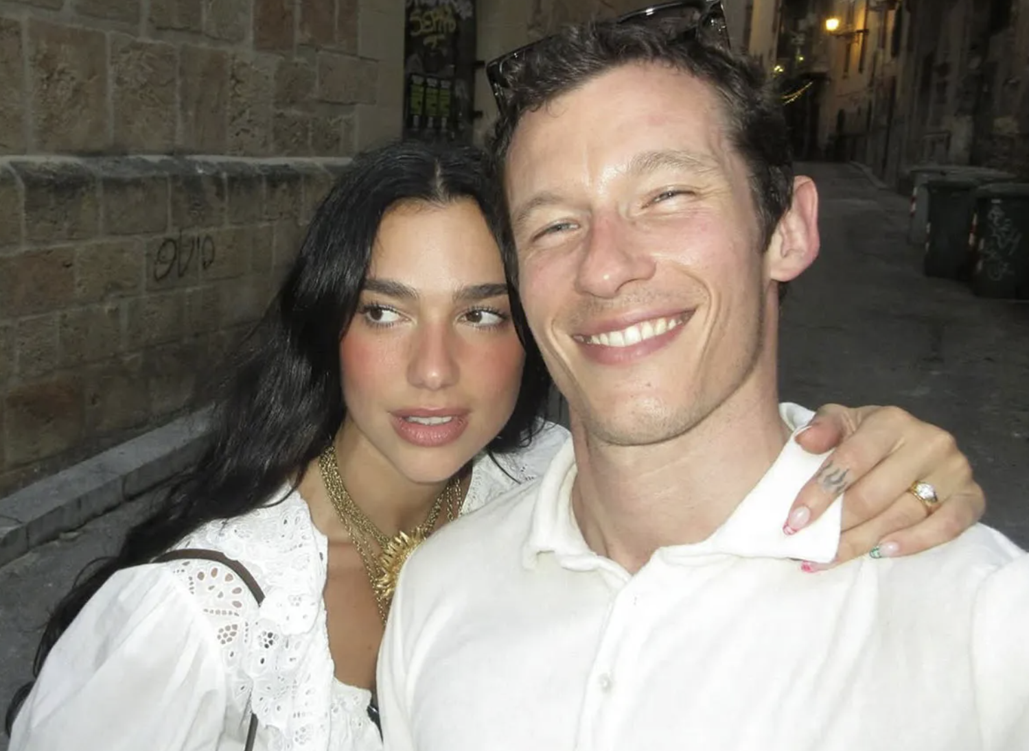 Dua Lipa and  Callum Turner