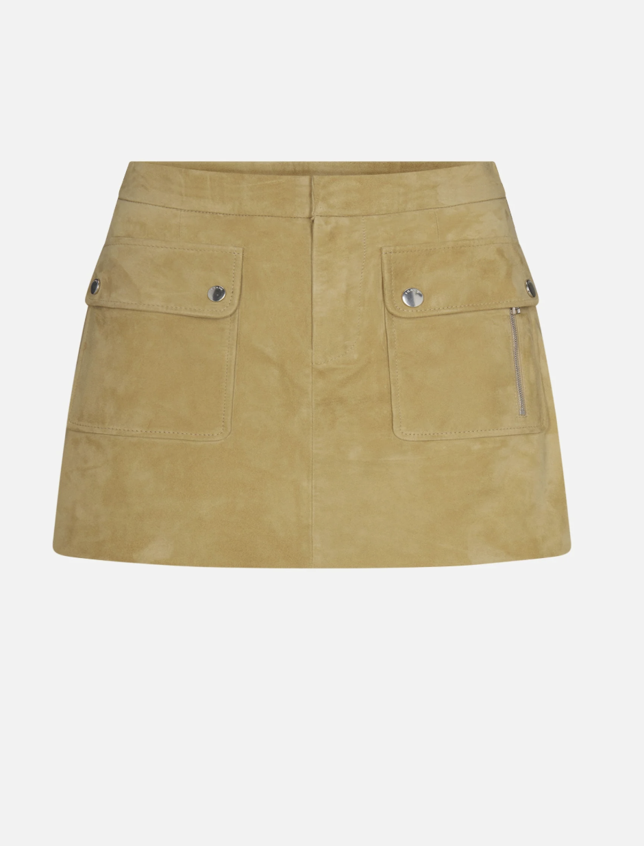 The Suede Safari Skirt