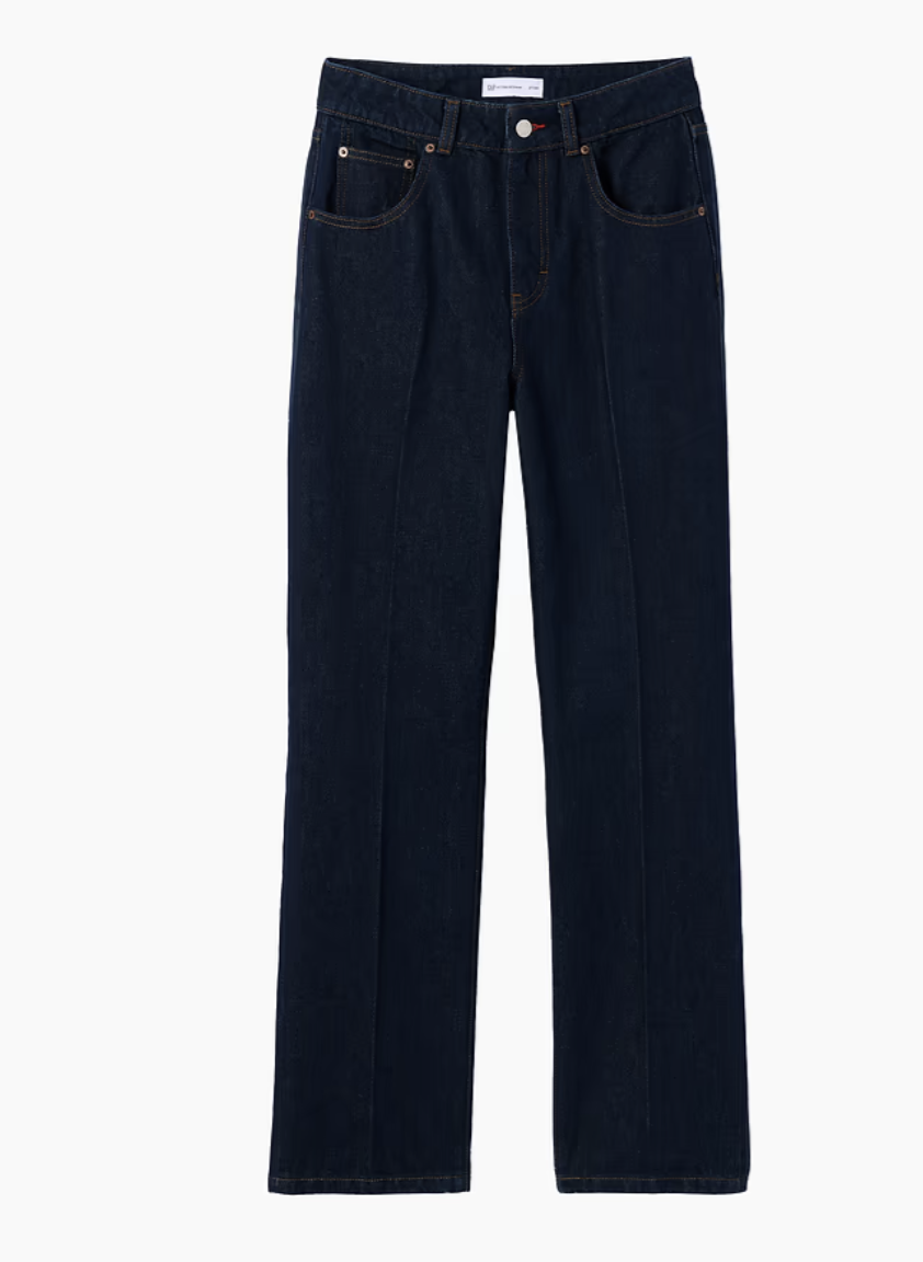 High Rise Straight Jeans