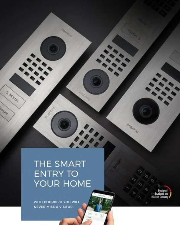 Proud to announce that we are now approved partners of #doorbird. !!!

Supremely engineered intercoms and access control solutions! Answer calls from your phone from anywhere in the world with live video!

Control access to your property via gate or 