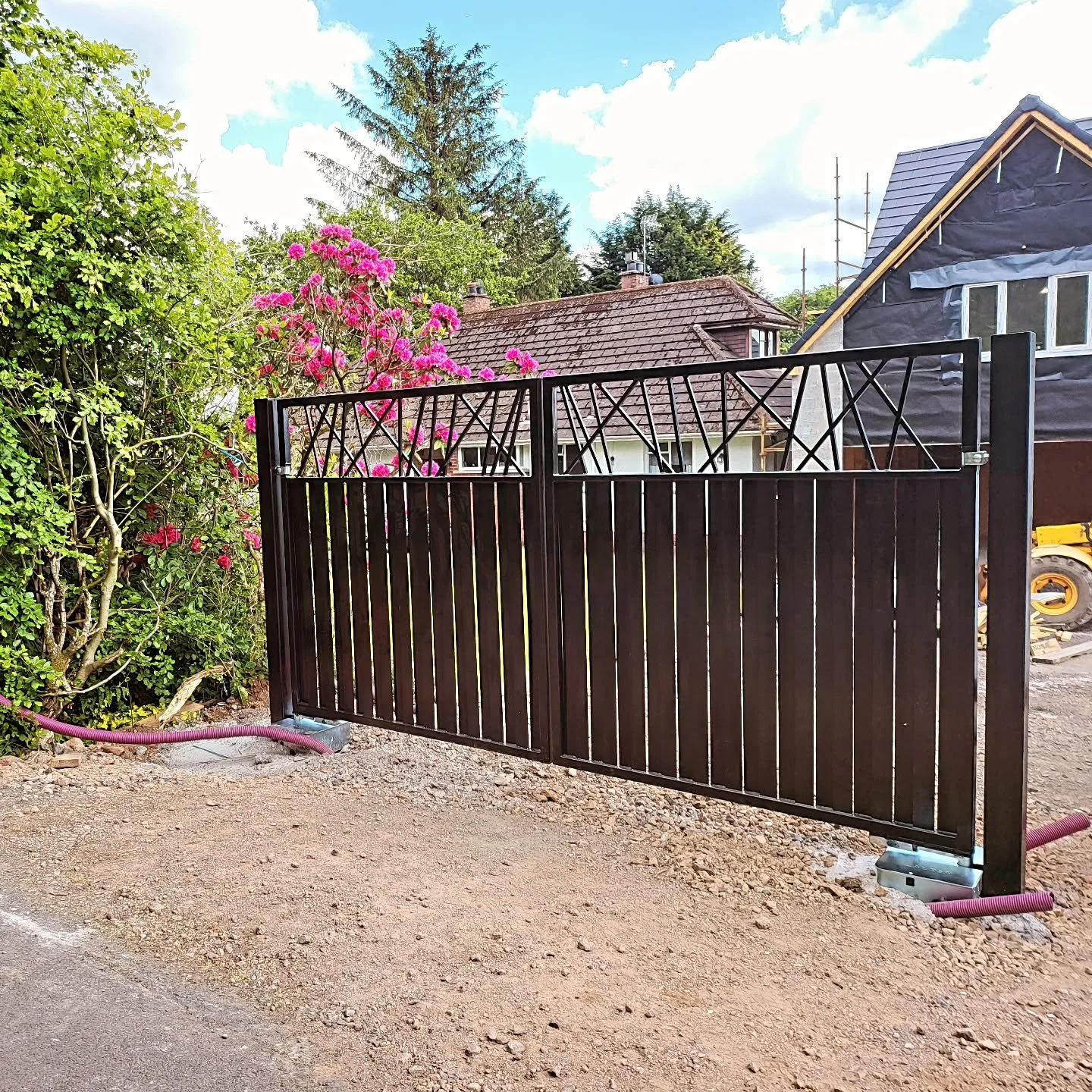 Something a little different with these beauties! Install in progress! Finished pictures coming soon! 

Have a bespoke design in mind? We've got you covered.

Contact us today for all your electric gate and access control needs. 

#electricgates #acc