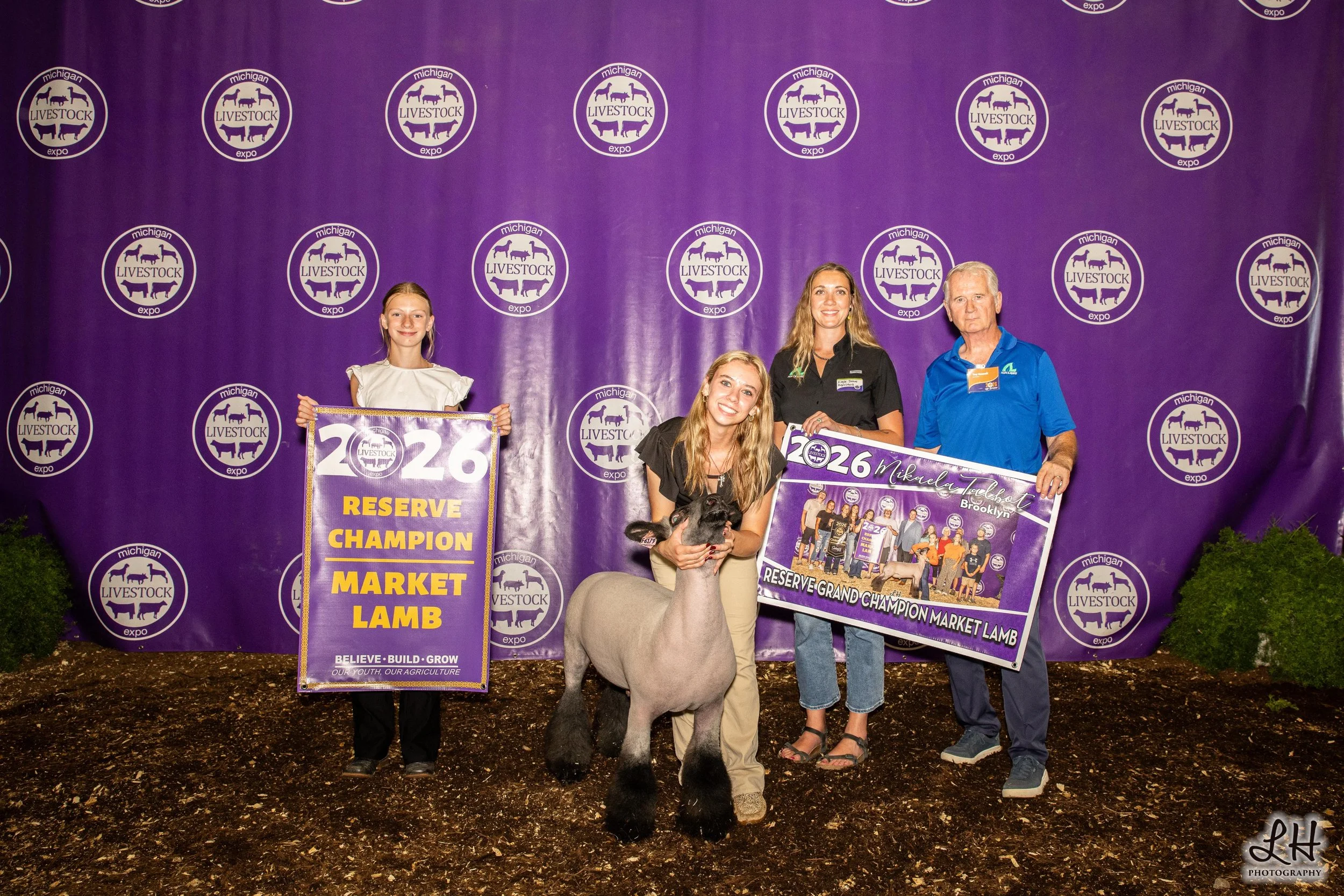 Saleabration 2026 Reserve Grand Champion Market Lamb shown by Mikaela Talbot 2026