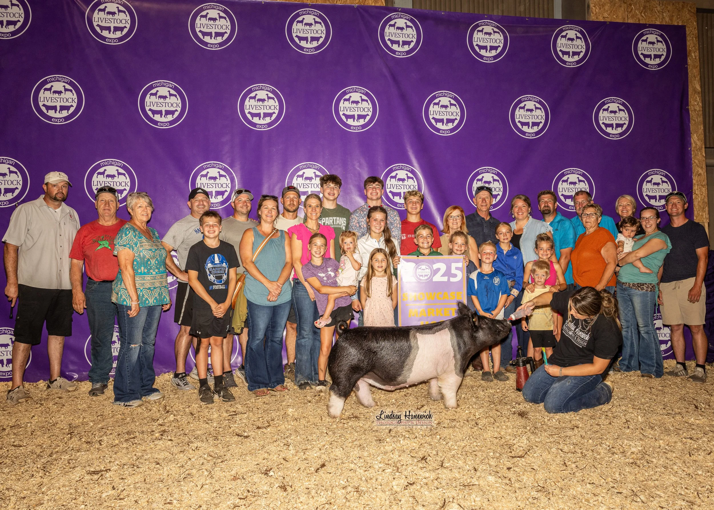 2025 MLE Market Swine Results - Showcase Market Swine shown by Bordy Herman