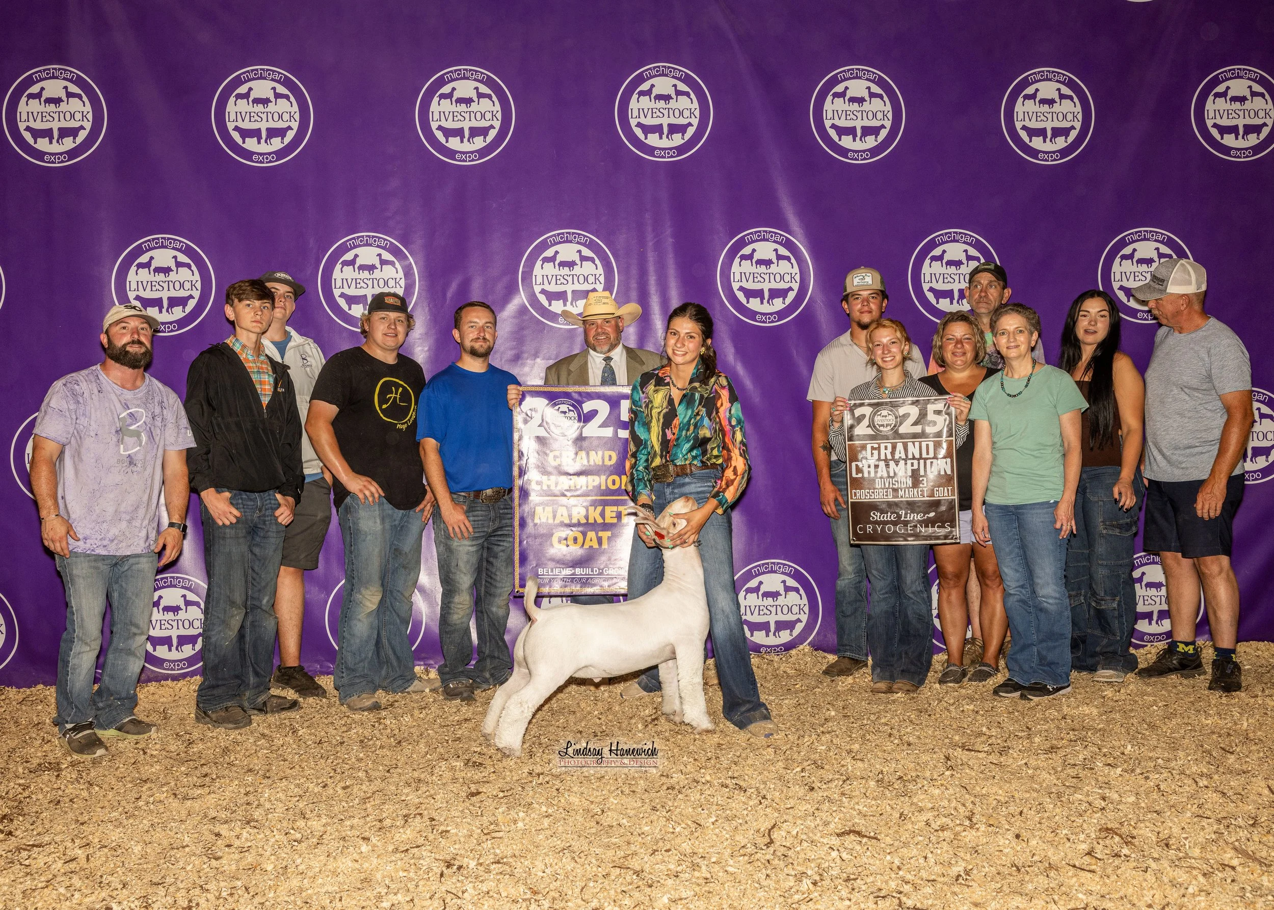 2025 MLE Market Goat Results Grand Champion Market Goat Shown by Talan Hiemstra