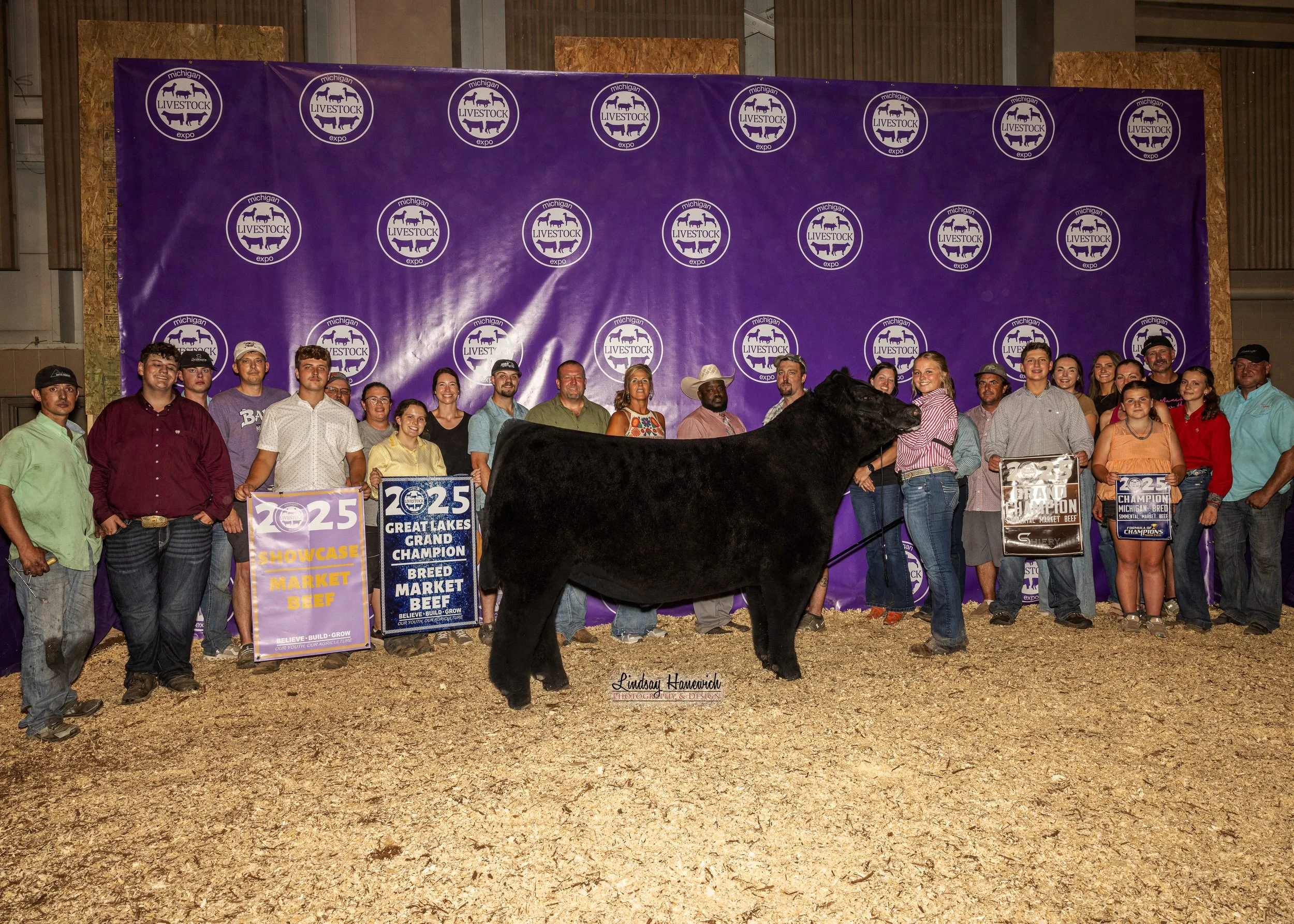 2025 MLE Market Beef Results - Great Lakes Grand Breed Market Beef Shown by Jaelyn Bouma