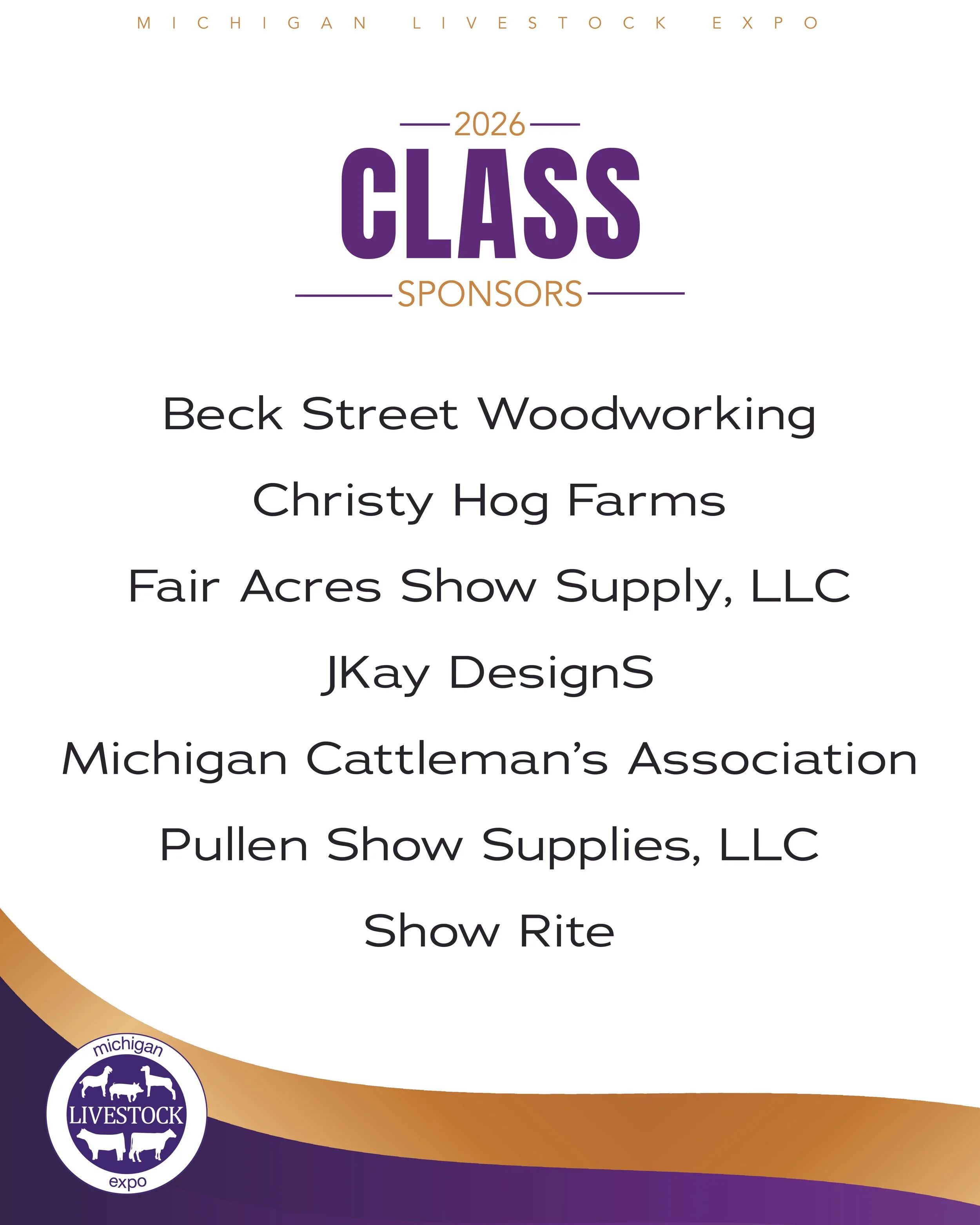 2026 MLE Class Sponsors