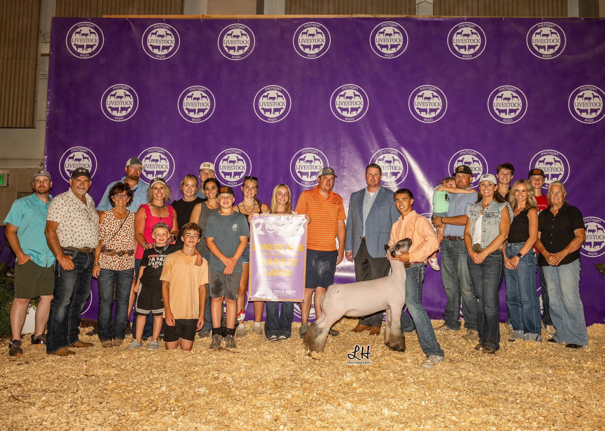 MLE backdrop Showcase Market Lamb shown by Kole Kruger 2026