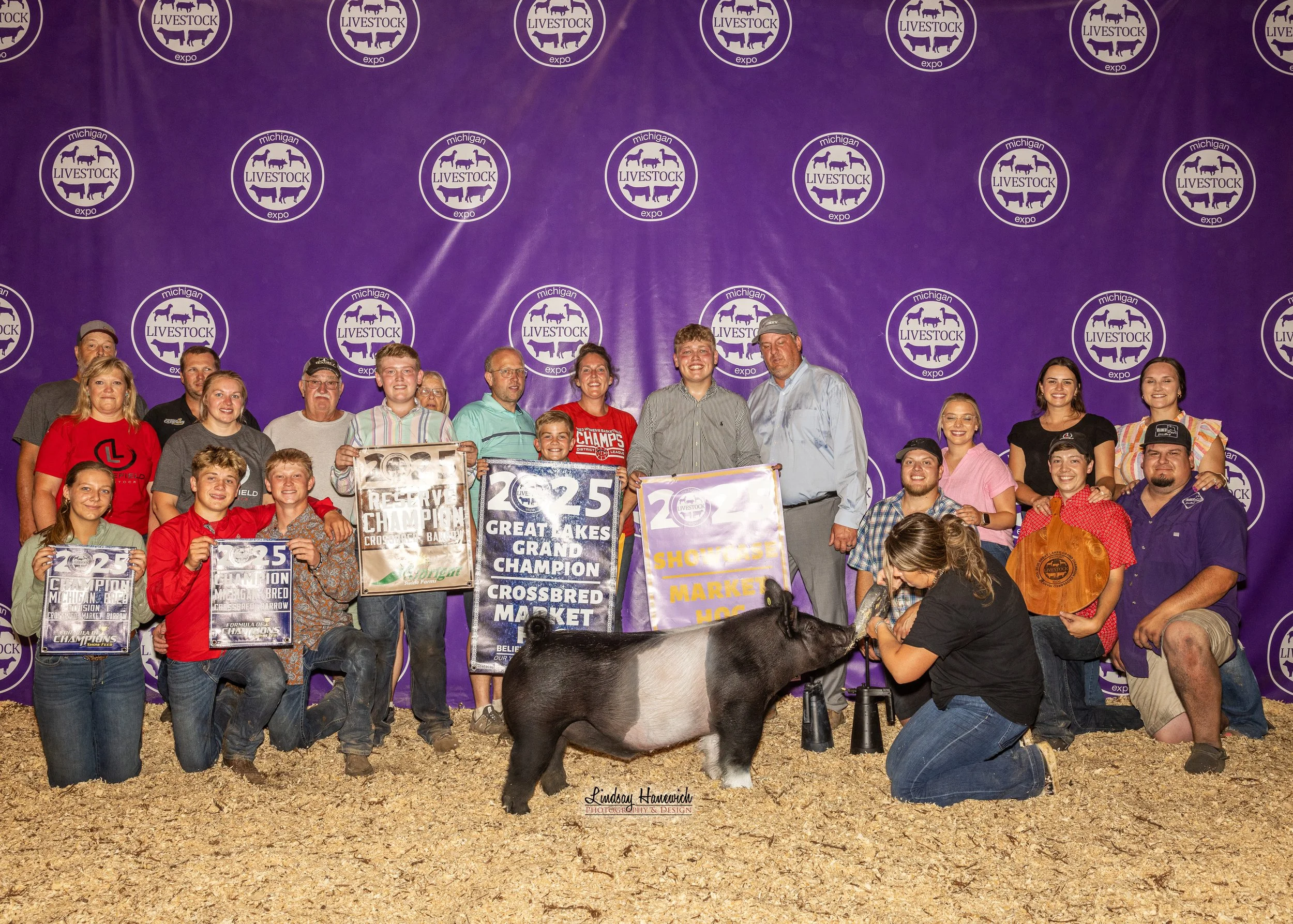 2025 MLE Market Swine Results - Great Lakes Grand Crossbred Market Hog Shown by Colin Trattles
