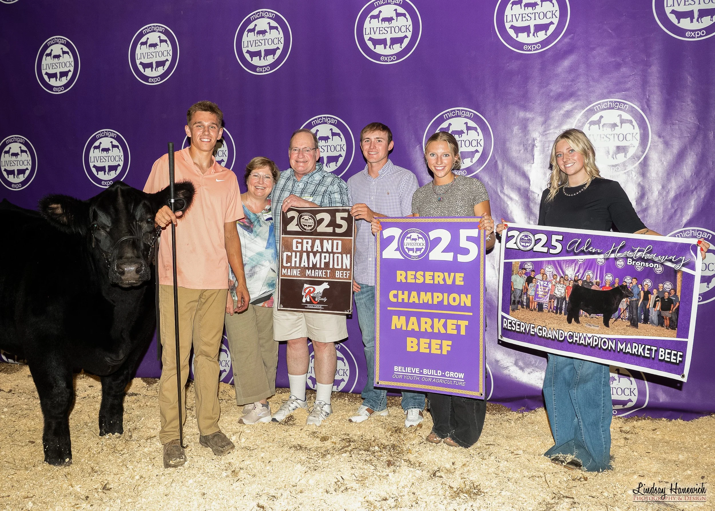 2025 MLE Saleabration Reserve Grand Champion Market Beef Shown by Aden Hathaway