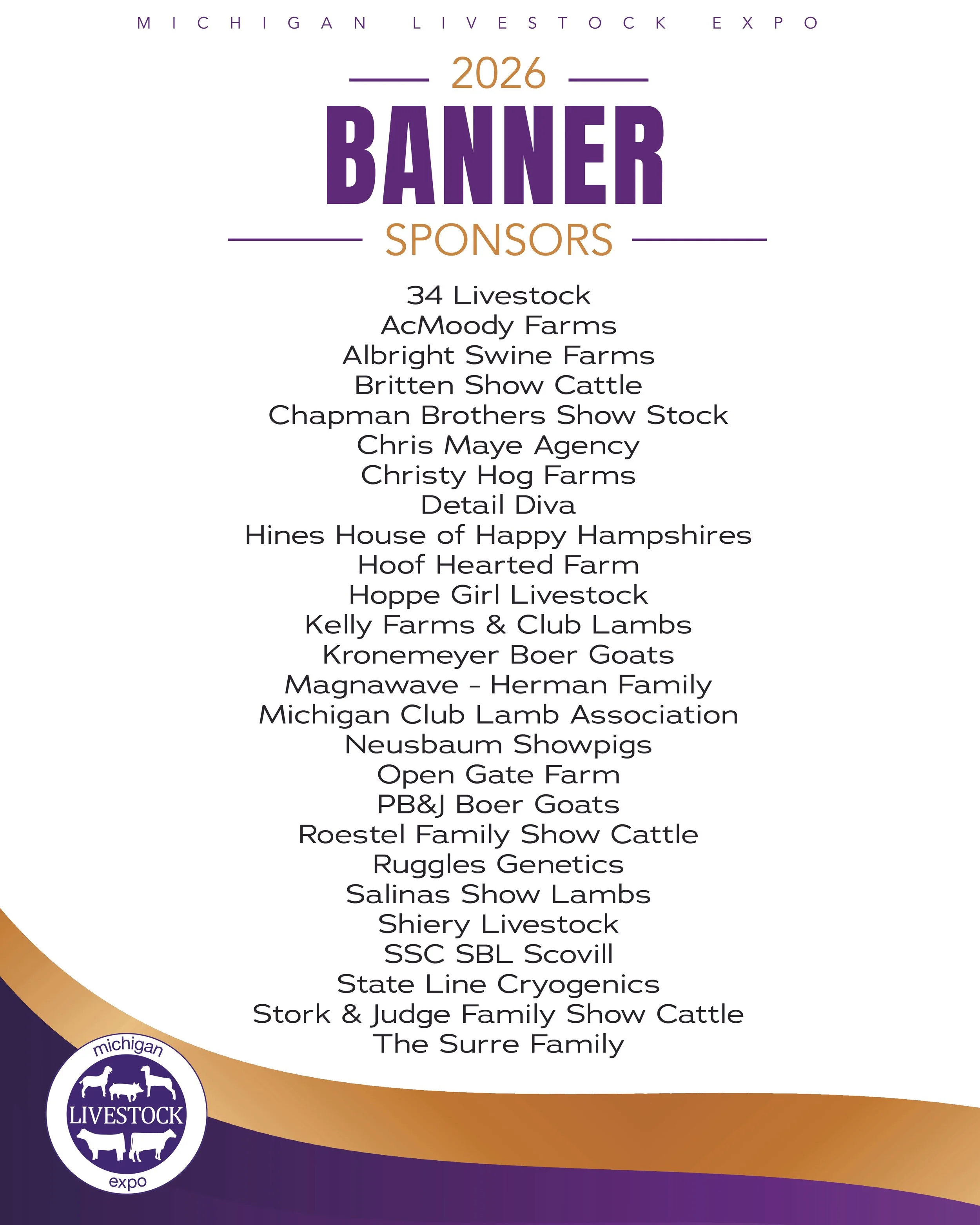 2026 MLE Banner Sponsors