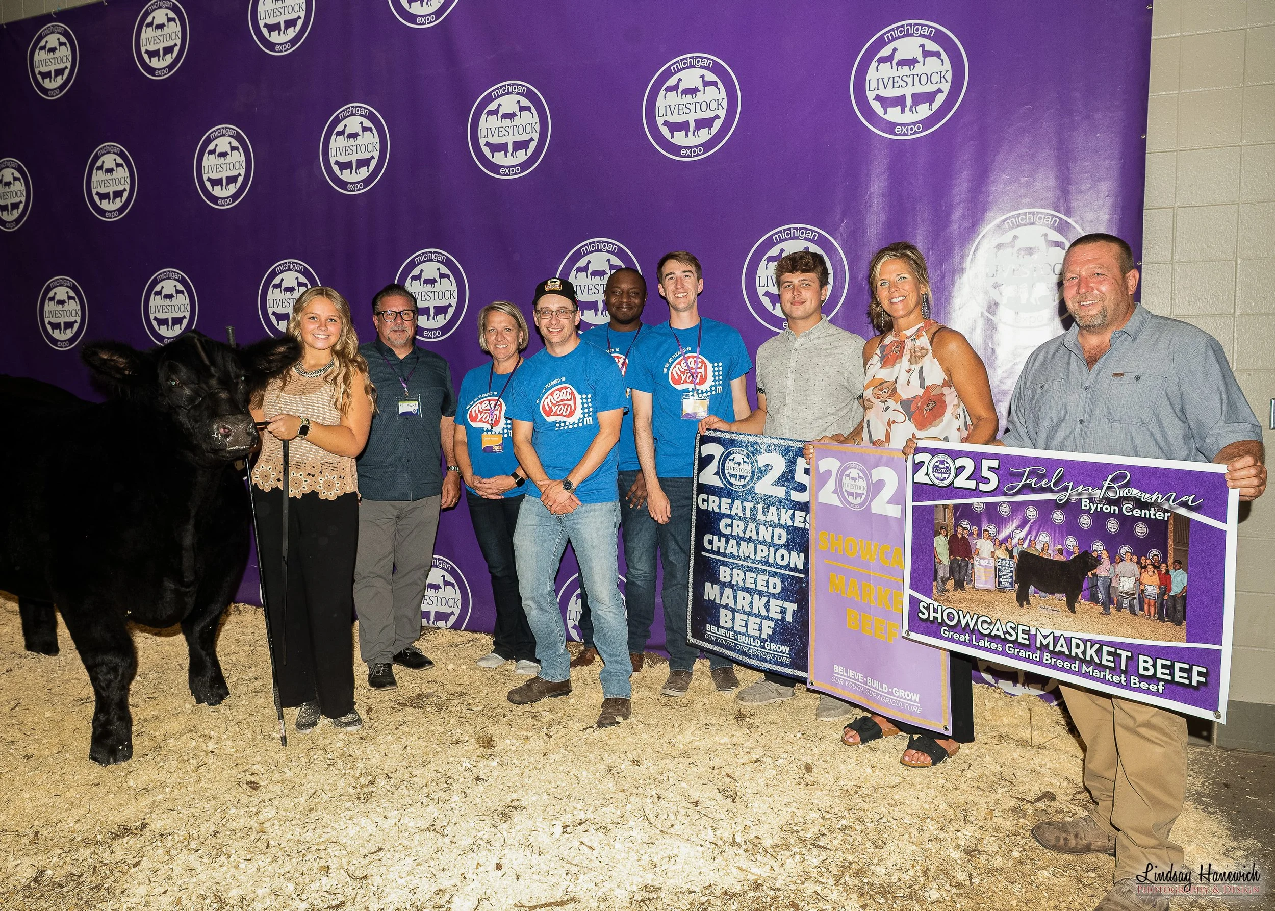 2025 MLE Saleabration Great Lakes Grand Breef Market Beef Shown by Jaelyn Bouma