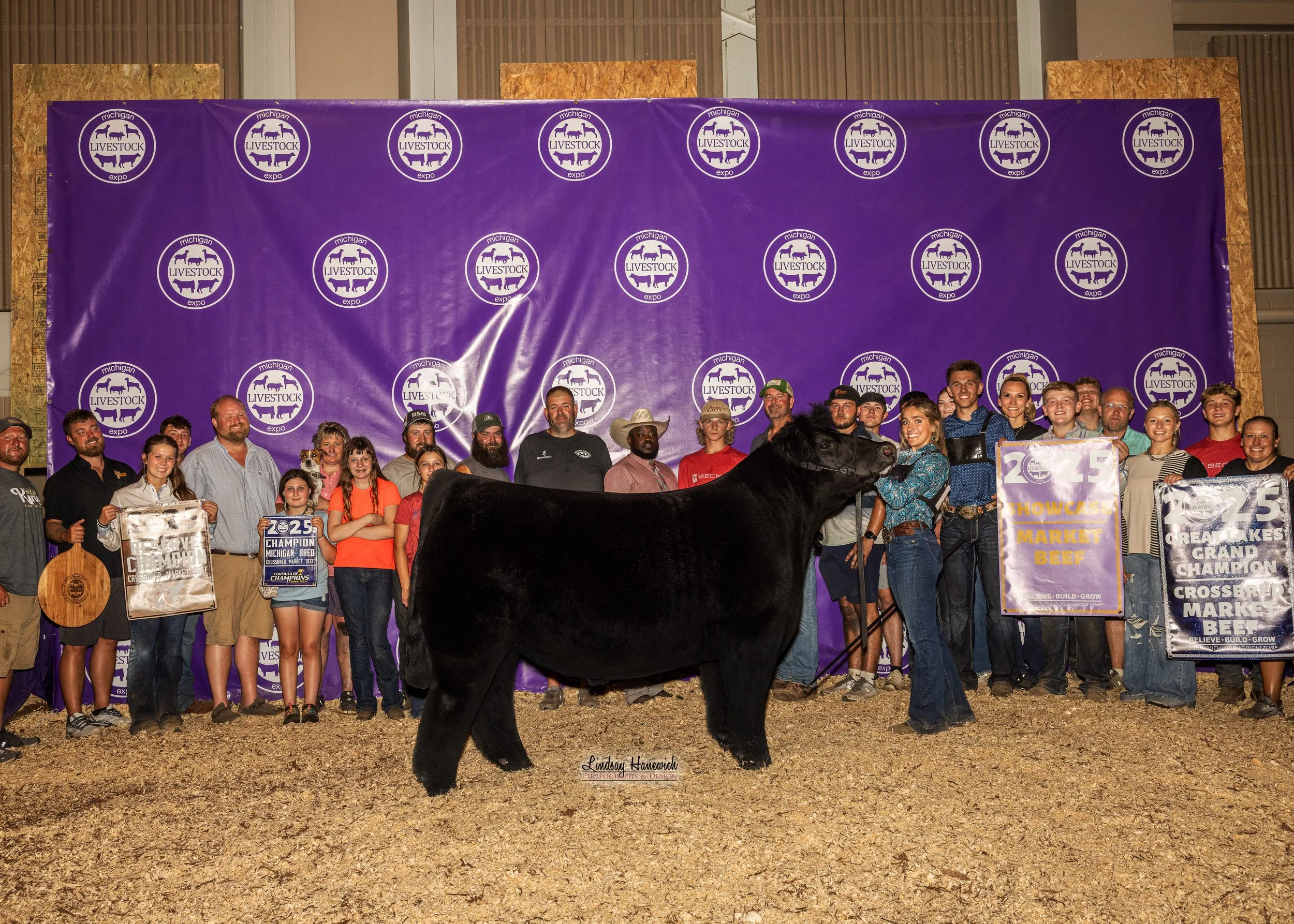 2025 MLE Results - Great Lakes Grand Crossbred Market Beef Shown by Ava Hathaway
