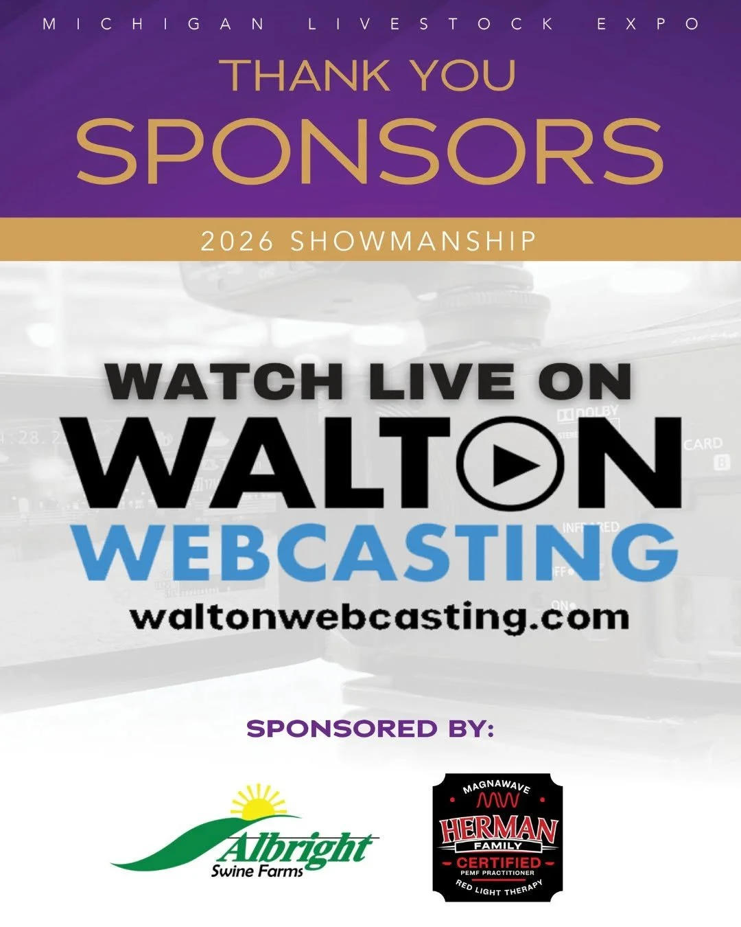 2026 MLE Showmanship Sponsors