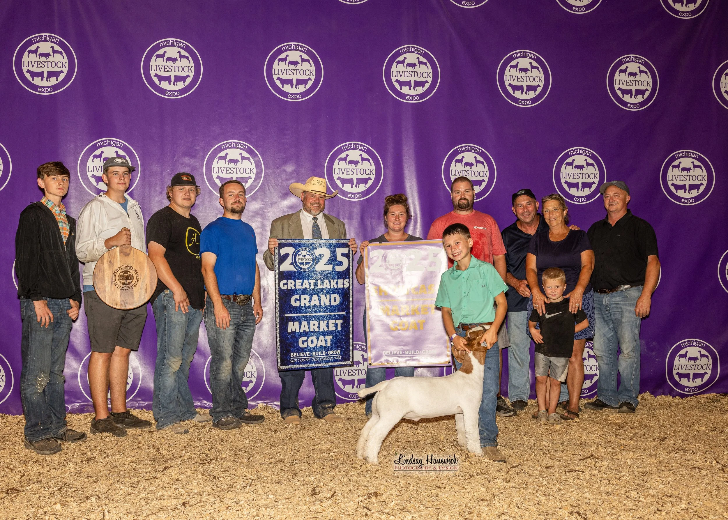 2025 MLE Market Goat Results Great Lakes Grand Market Goat Shown by Henry VanHoose