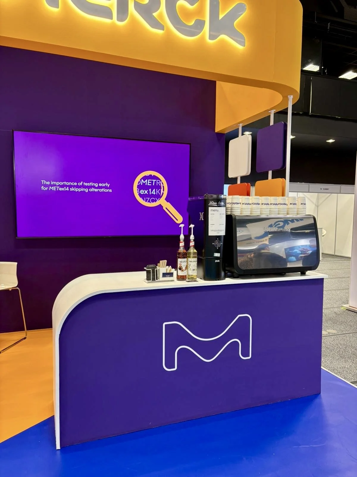 Edinburgh exhibition coffee stand EICC