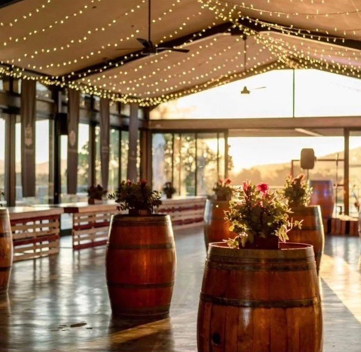 A small favorite from Kay and Monty Vineyards 

Wine barrels and fairy lights working their quiet magic during their wine festival last year.

#winebarrels #fairylightsdecor #WeddingVenueGoals #dutoitevents #gardenroute 

@gardenroute_weddings