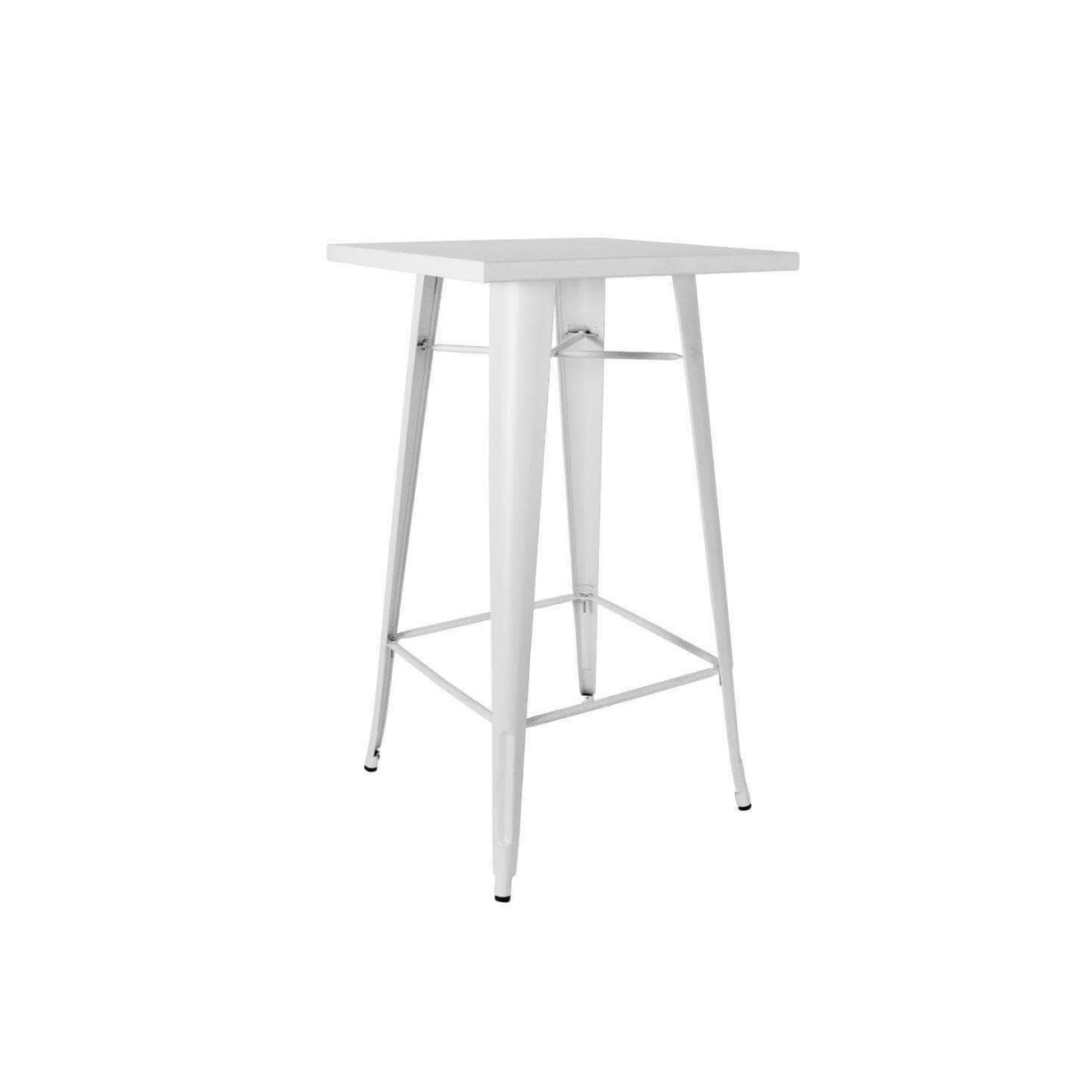 Tolix Cocktail Table - Metal White