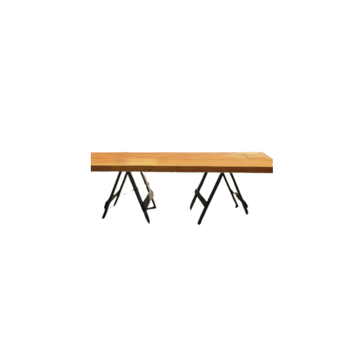 Rectangular Table - Wooden Varnished: 90cm x 2.4m