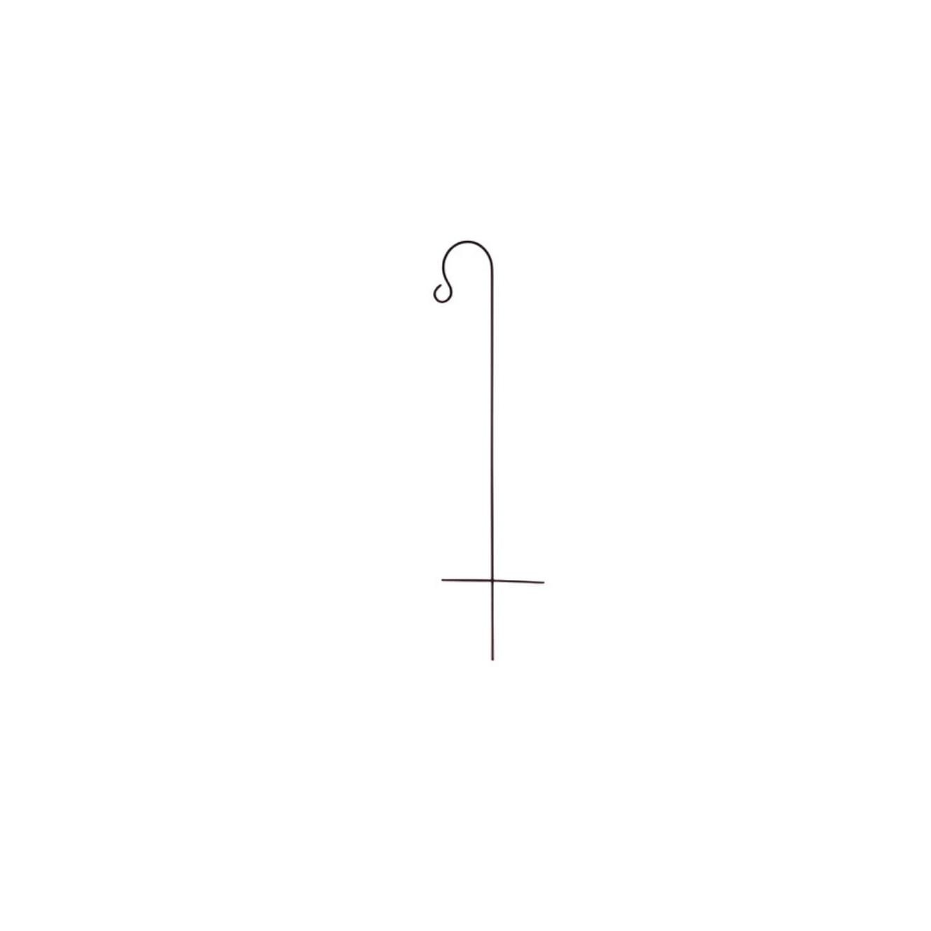 Lantern/Shepherds Hook - Metal Black