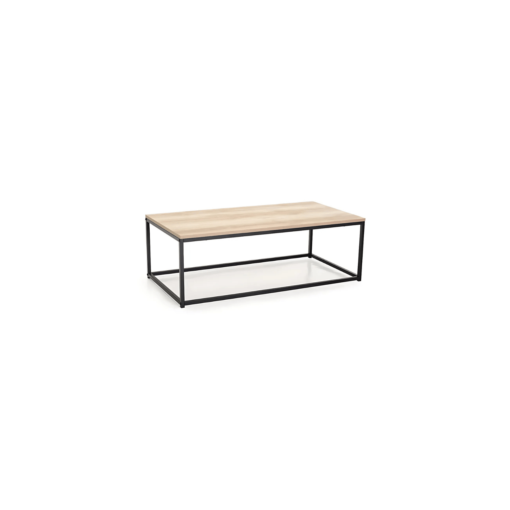 Violet Coffee Table - Wooden Top: 60cm x 1.2m