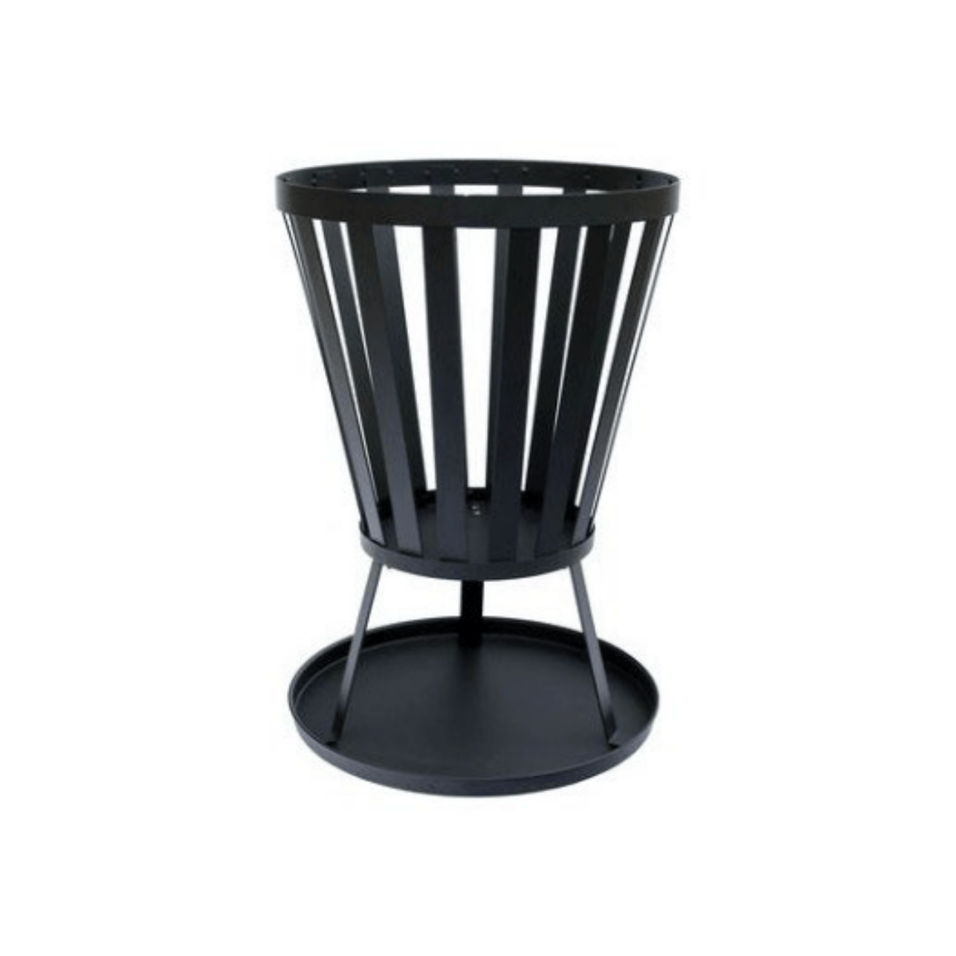 Round steel fire pit for wedding and corporate event hire by Du Toit Events in Plettenberg Bay and the Garden Route