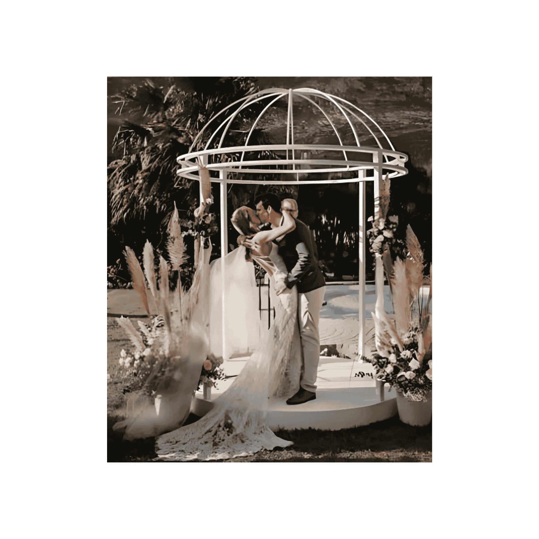Bridal Gazebo - Round Dome with Platform