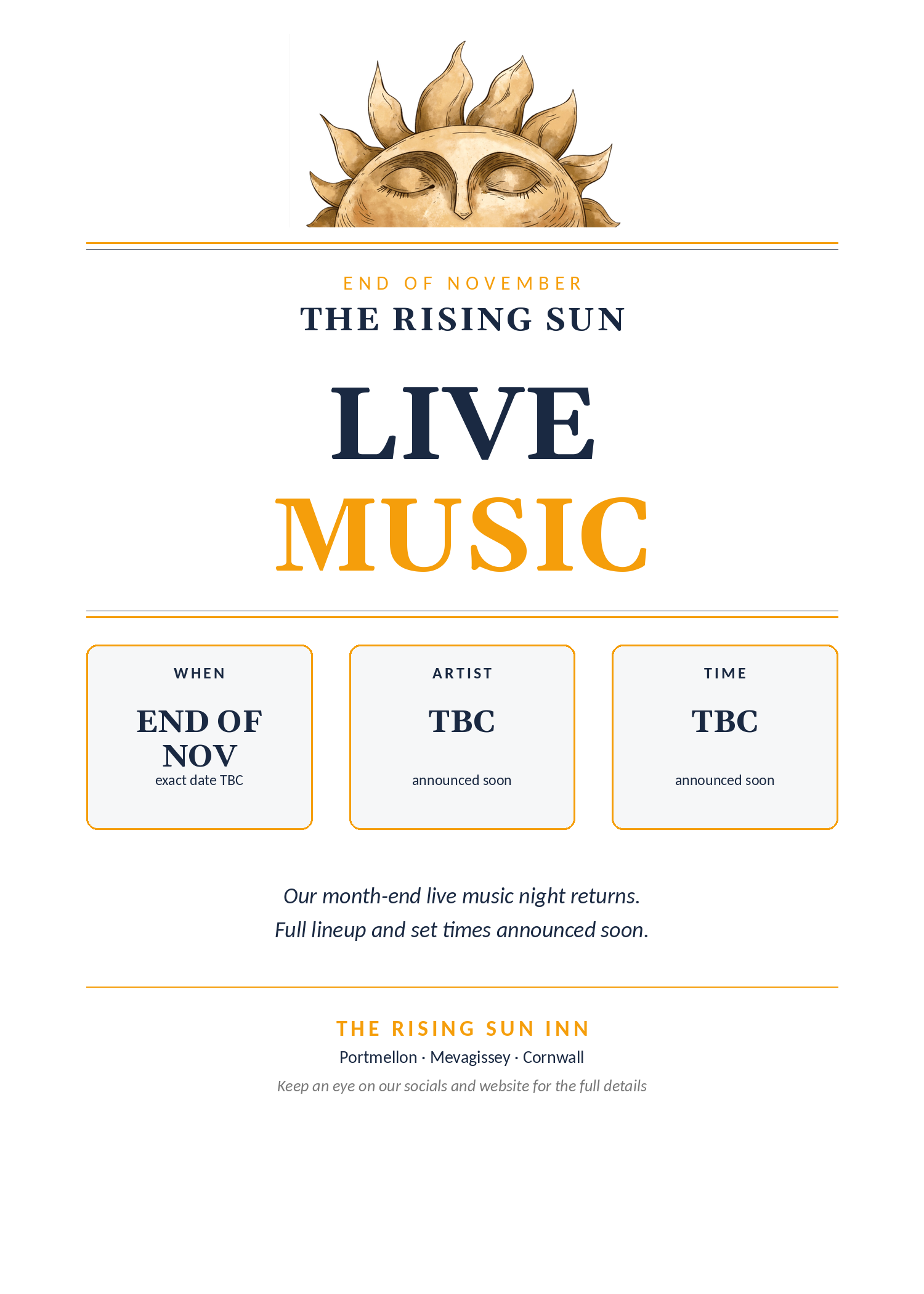Live Music — End of November