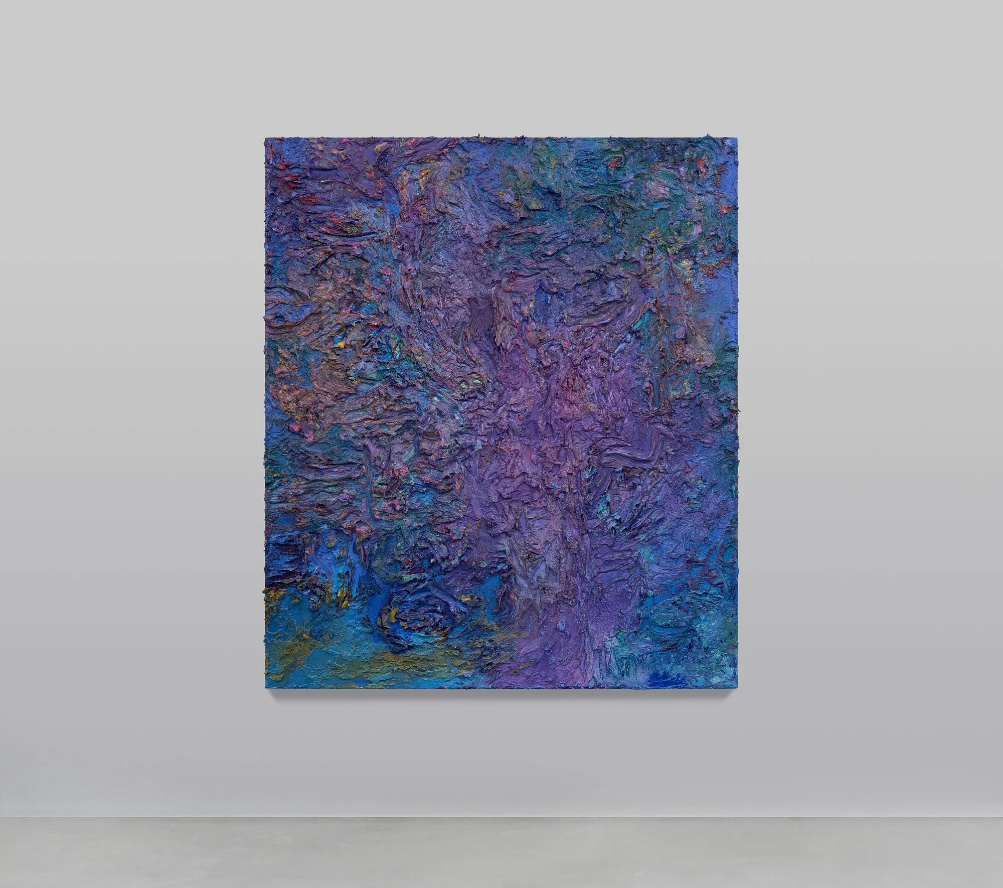  Qozarch 
Oil On Wood Panel, 70"x60", 2026

