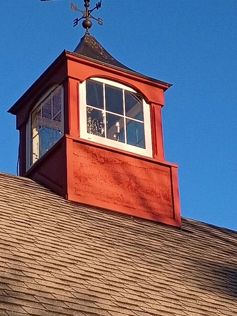 After - Repaired/repainted cupola