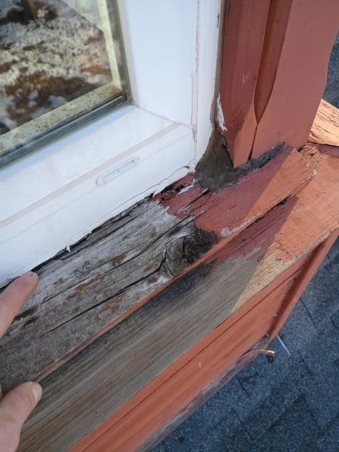 Before - Repair wood on cupola