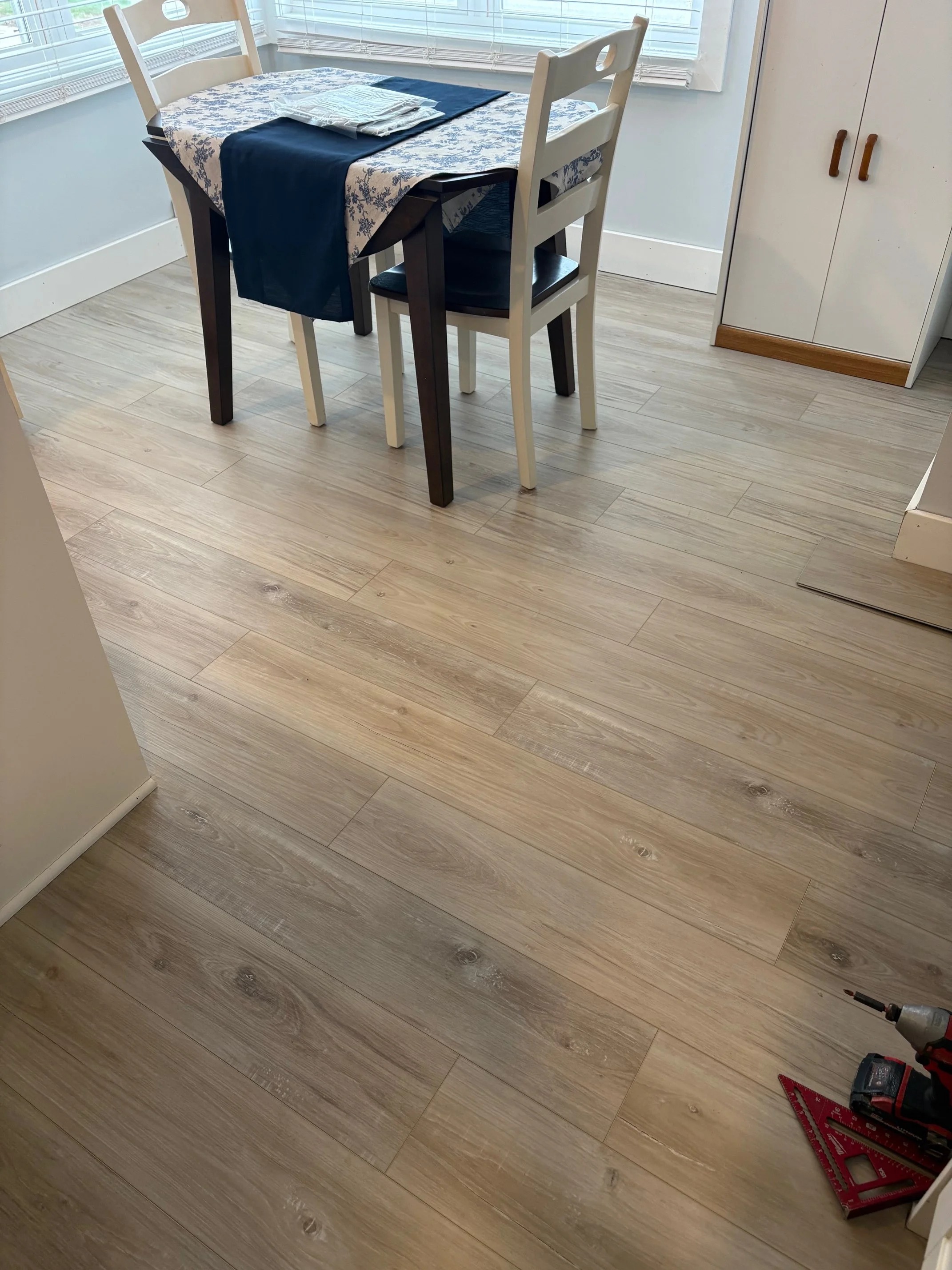 After - New flooring