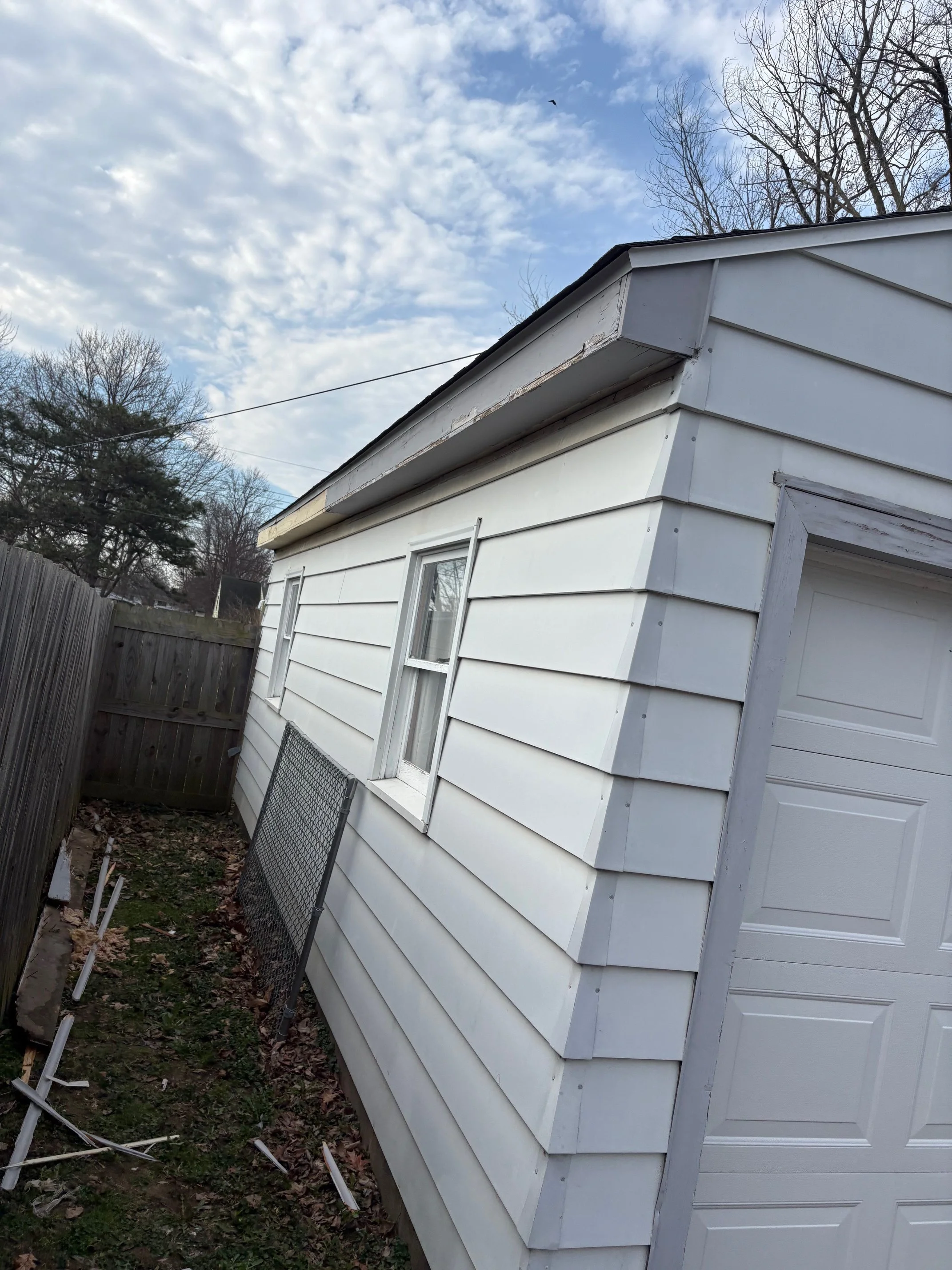 Before - Repair soffit/fascia