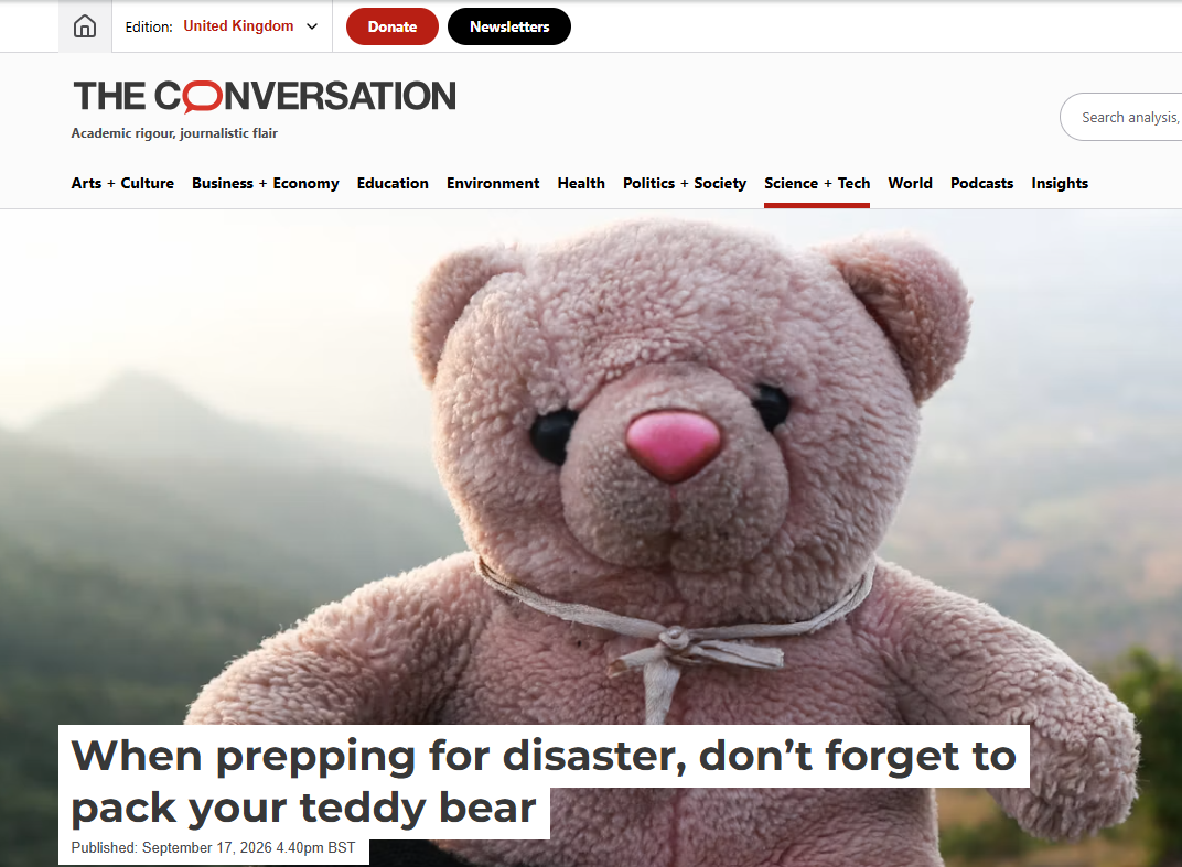 In the media: Prepping