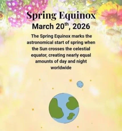 Today is the spring (vernal) equinox represents a powerful spiritual turning point, marking the moment day and night are in perfect balance before light increases. It is a time of rebirth, renewal, and reemergence, symbolizing the end of winter&rsquo