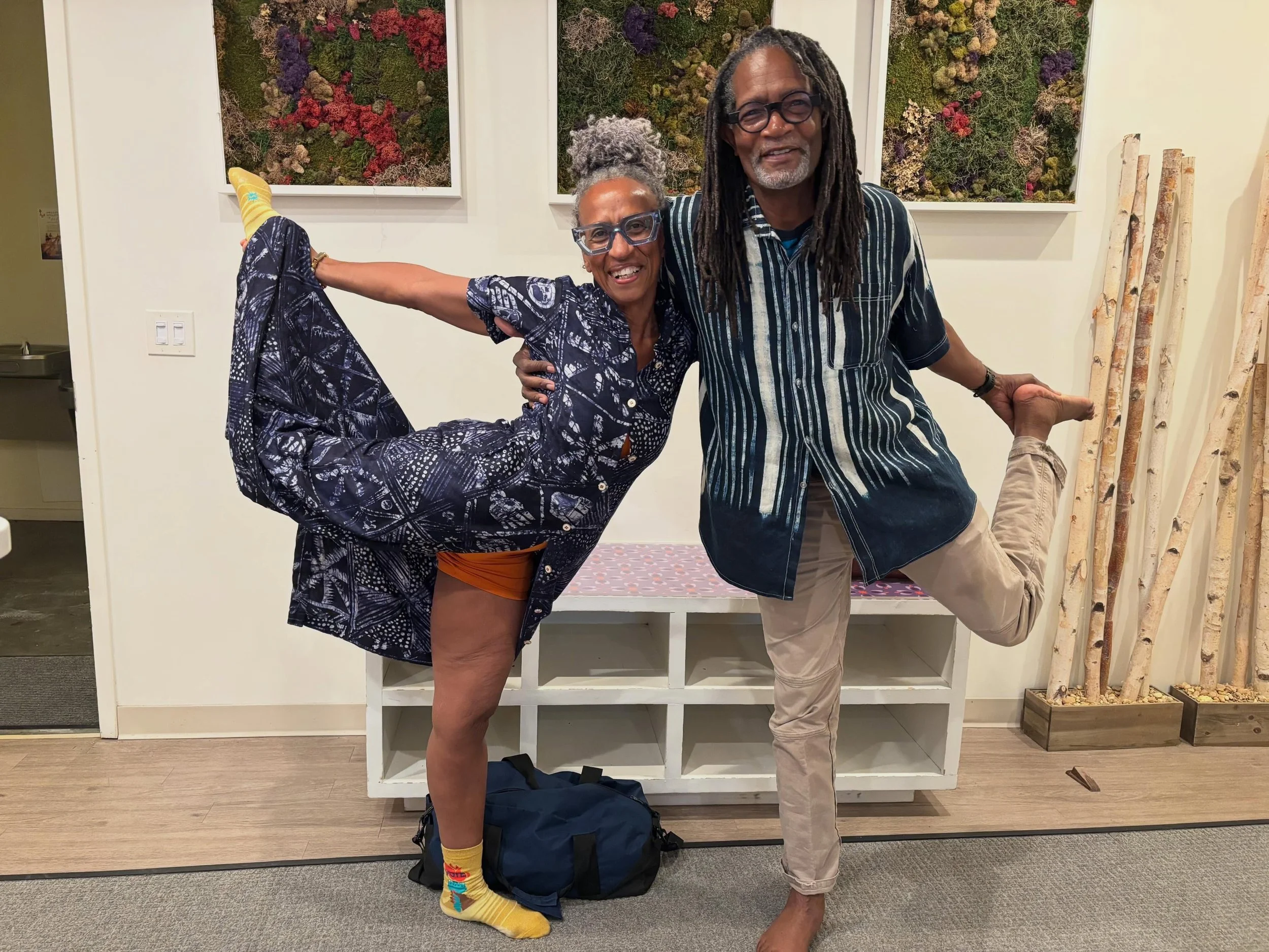 Yoga is better&hellip;together! 💕We love our yogis Cherie and Jimmy and are so excited that Cherie is in our teacher training!