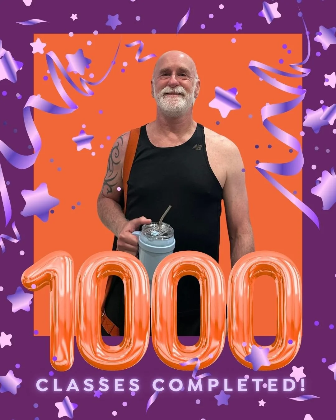 CONGRATULATIONS to Greg Kato who had his 1000th class with us yesterday! What and impressive milestone and commitment!  He practices both yoga and Pilates with us at the studio so give him a high five next time you see him. Congrats Greg! 🎉⁠
⁠
#yoga