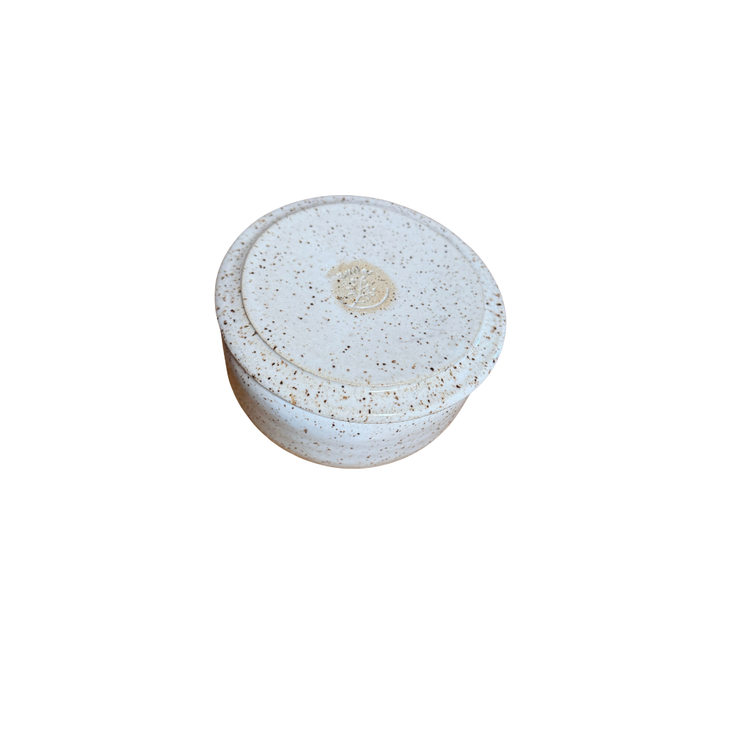 white speckled butter crock top view.png