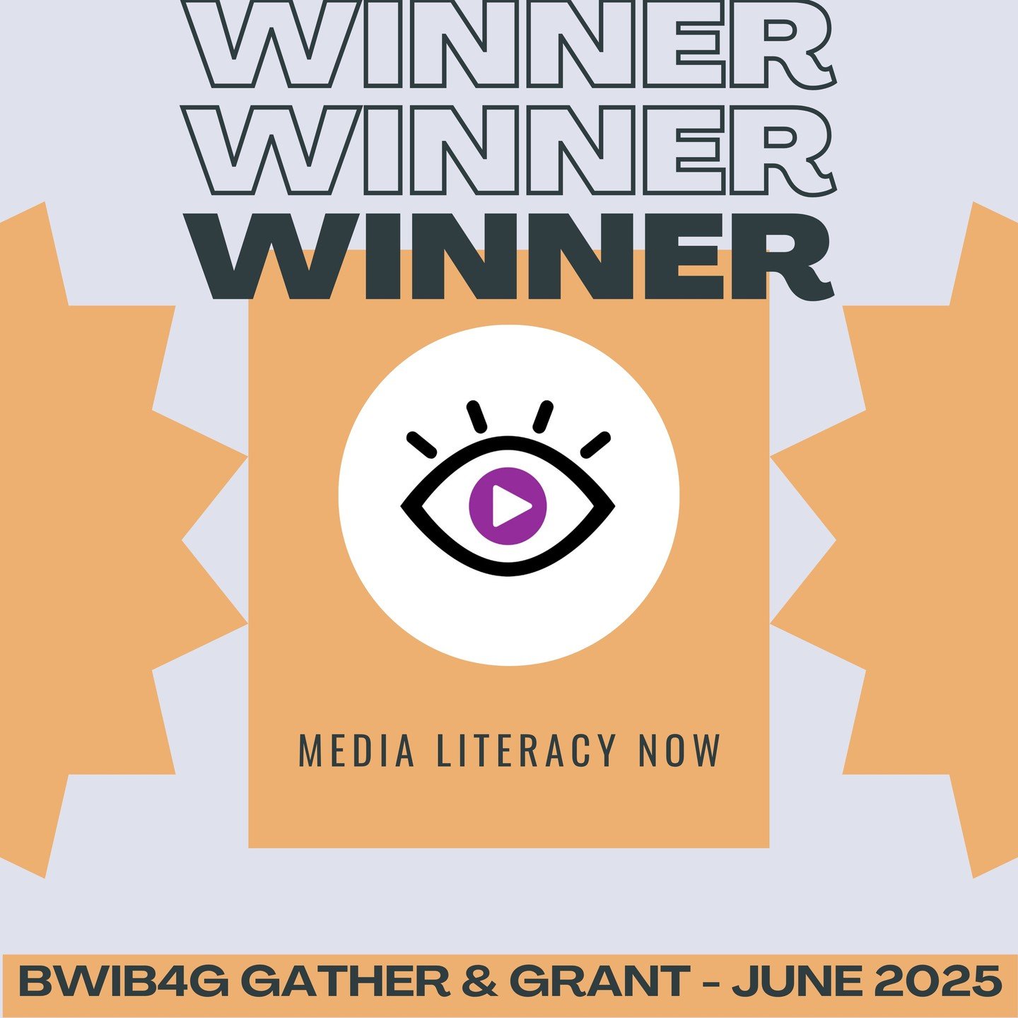 🎉 Congratulations to our Gather &amp; Grant winner: Media Literacy Now! 🎉  

We&rsquo;re thrilled to support your mission to equip the next generation with the critical thinking skills they need to navigate today&rsquo;s media landscape.
 
Thank yo