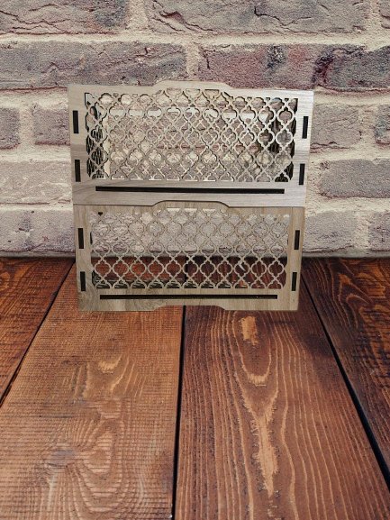 SMALL-Stackable Wooden Basket